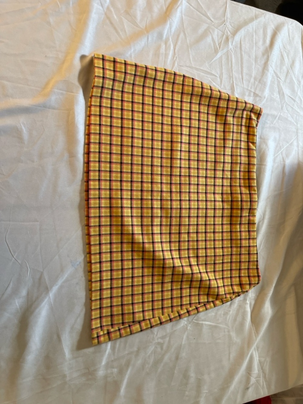 Urban Outfitters Yellow Plaid Mini Skirt Women’s A-Line Y2K Preppy Size M - Picture 6 of 12